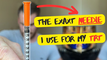 The exact insulin needles I use for my testosterone replacement therapy