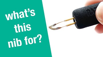 WIRE NIB #6: Woodburning Tips and Their Uses - Rounded Skew