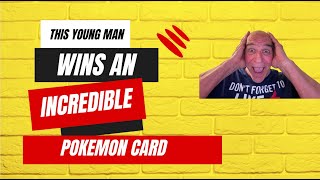 THIS CARD IS INCREDIBLE! He won the Pokemon Challenge. #pokemon