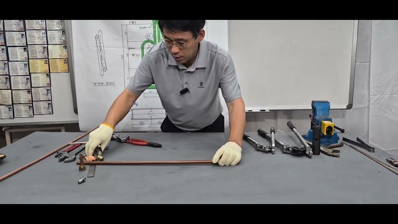 공조냉동기계산업기사 [ 2번도면 ] 실기작업형 풀영상!