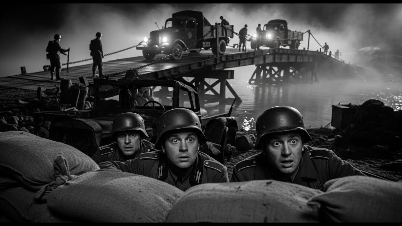 “They Built It Overnight,” Admitted a German Officer Watching U.S. Trucks Become Bridges