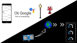 Google Assistant Controlled Multiple Appliances | Monitor Sensor's data | IoT Projects | ESP8266 12e