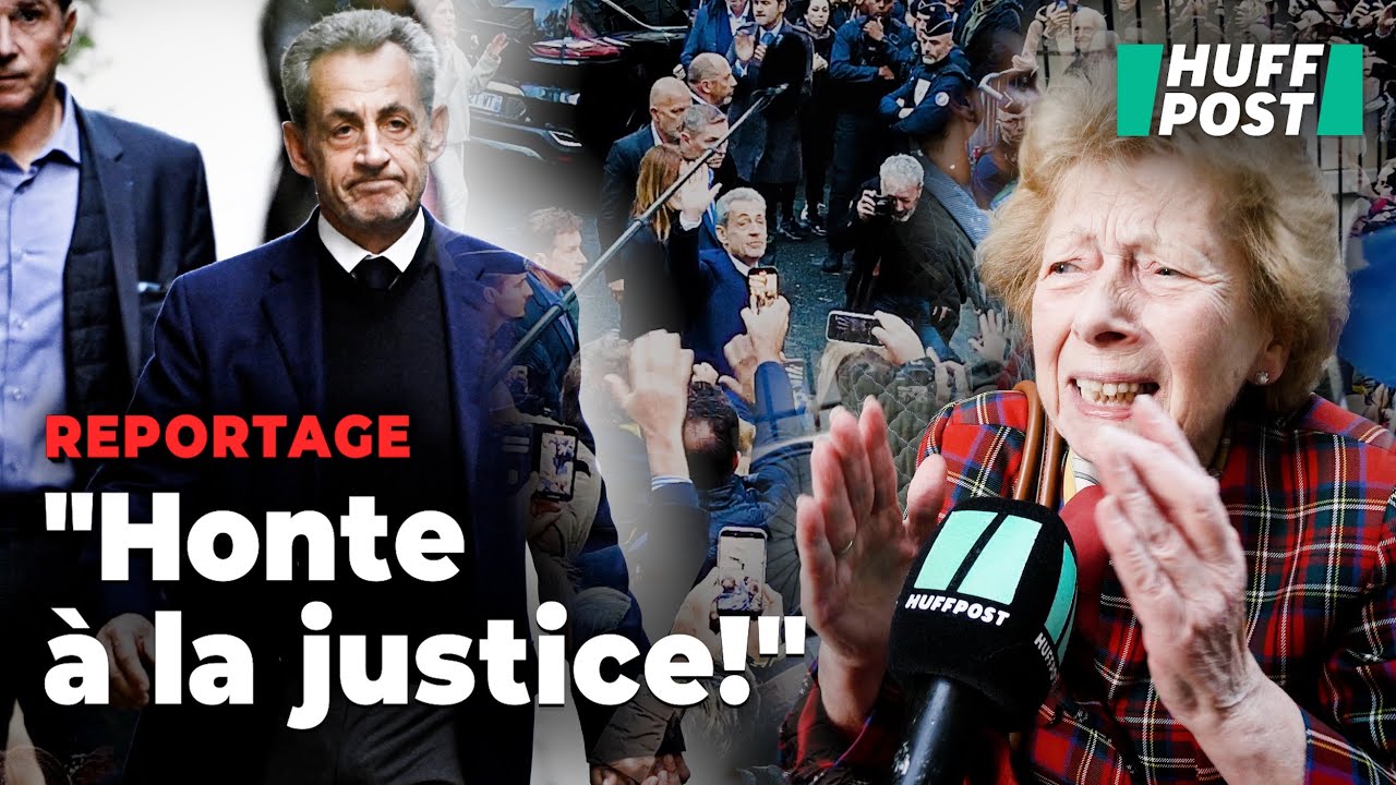 Devant la demeure de Sarkozy, la colère de ses soutiens avant le départ en prison de leur favori