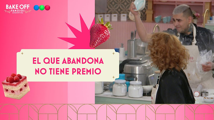 Callejero Fino casi abandona la competencia y terminó en "guerra" con Wanda Nara - Bake Off Famosos