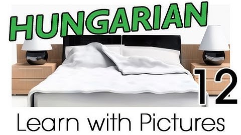 Learn Hungarian Vocabulary with Pictures - In the Bedroom