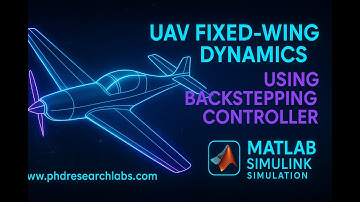 UAV Fixed-Wing Dynamics Control Using Backstepping | MATLAB/Simulink Full Simulation