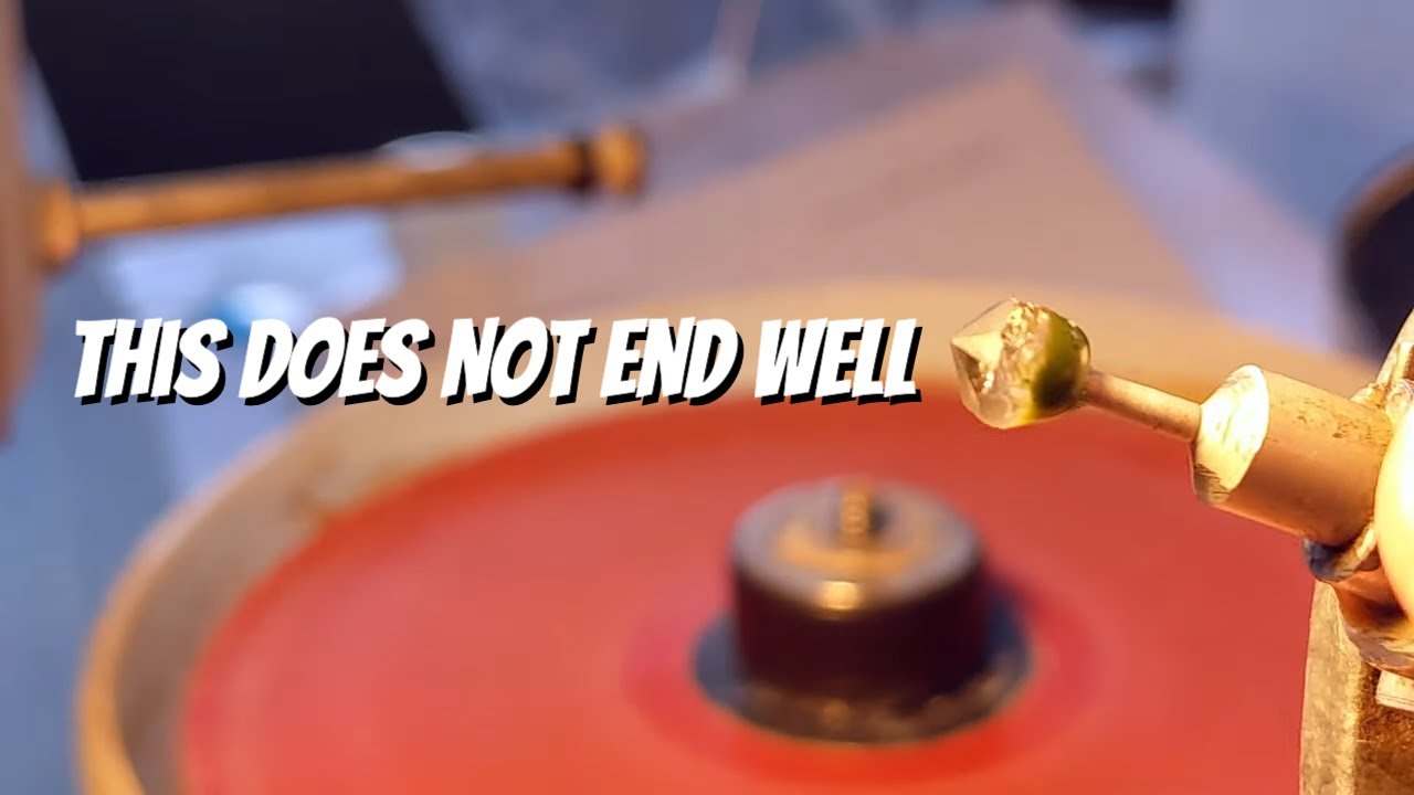 Attempting to Facet a Tiny Montana Sapphire