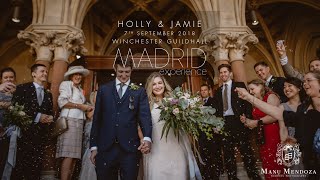 Holly &amp; Jamie Wedding Slideshow - Winchester Guildhall, Hampshire, UK