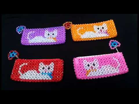 احلى مقلمه من الخرز هتعمليها لاولادك تعليم الغرزه الرباعيه للمبتدئين احلى مقلمه من الخرز هتعمليها لاولادك تعليم الغرزه الرباعيه للمبتدئين