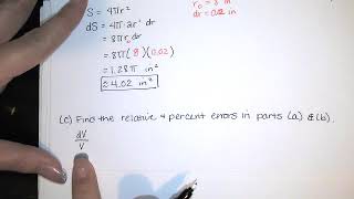 19. Increments and Differentials - Part 2 - Error propagation and estimating function values Wealth