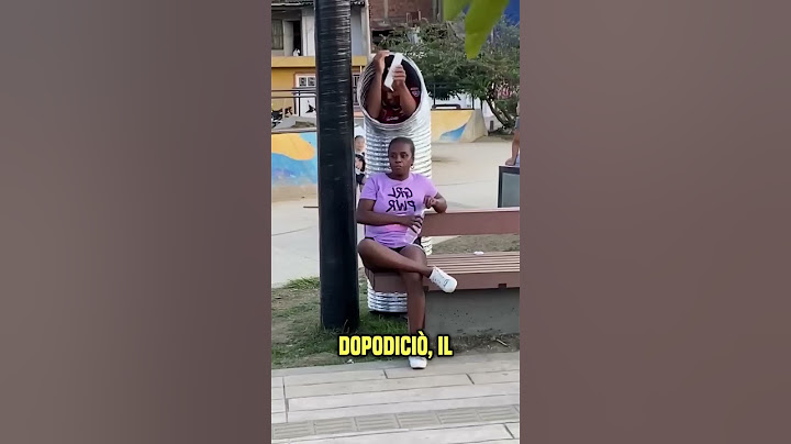 Questo ragazzo ha fatto uno scherzo alla ragazza