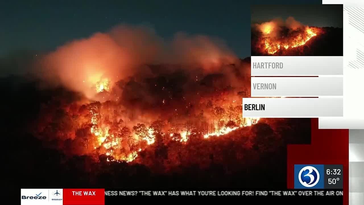 VIDEO: Crews prepare to resume brush fire battle in Berlin - YouTube