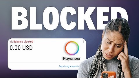 How To Resolve Payoneer Balance Blocked