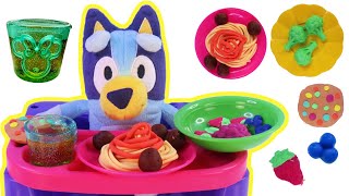 Feed Bluey using Clay Doh creations- Fruits, Veggies &amp; Cookie