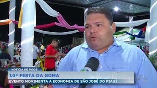 10ª Festa da Goma: evento movimenta a economia de São José do Piauí