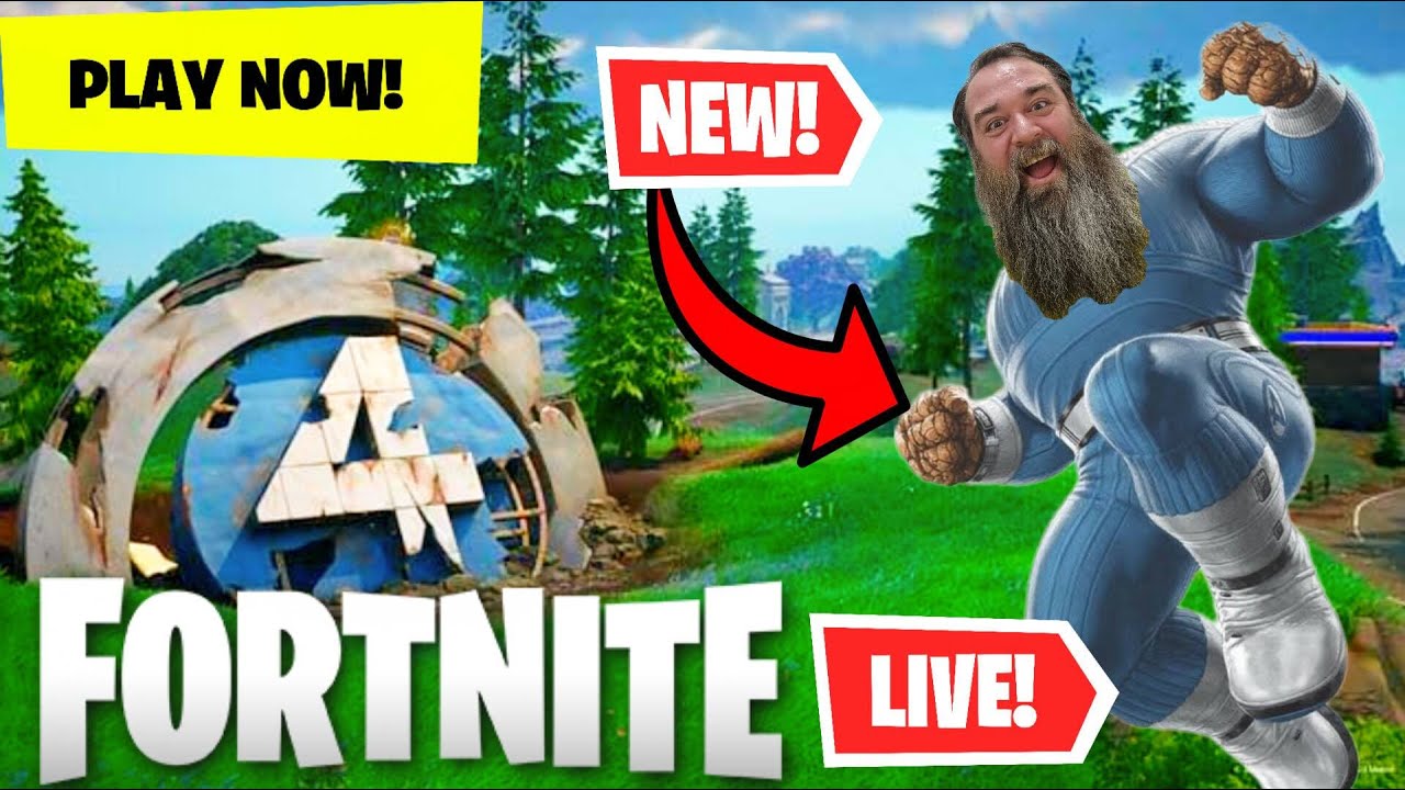 🔴*LIVE* FORTNITE *UPDATE* OUT NOW!! NEW FANTASTIC 4 & ONE PUNCH SOON!