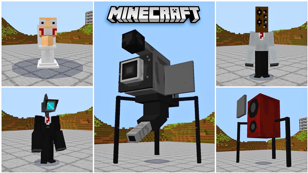 Camera Man, Minecraft Skin