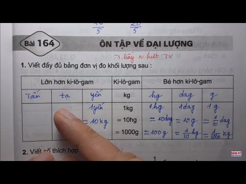 Video TOÁN LỚP 4 - VỞ BÀI TẬP 2 (Bài 164/ Trang 99) - ÔN TẬP... - youtube