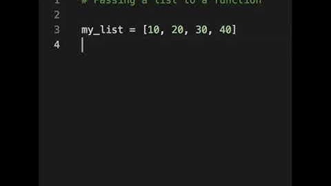 In Python, when you pass a list to a function, you pass it by reference. | Python Programming