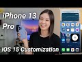 FIRST 6 THINGS TO DO ON NEW IPHONE 13 PRO | Setup + Customization on iOS 15 💙