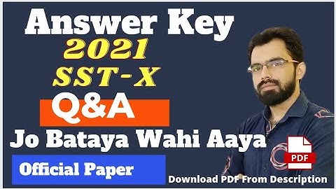 CBSE class 10th sst solution 2020|| class 10th social science answer key 2021|| social science