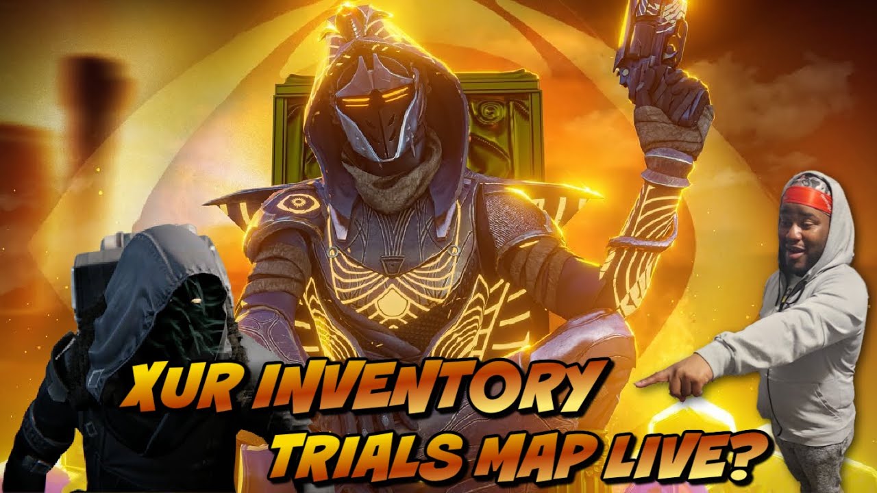 DESTINY 2 - FRIDAY XUR INVENTORY & TRIALS MAP PLUS WEAPONS LIVE STREAM!