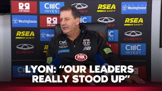 Ross Lyon: "Our group never gives up" 💭  | St Kilda press conference | Fox Footy