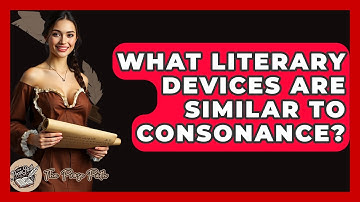 What Literary Devices Are Similar To Consonance? - The Prose Path