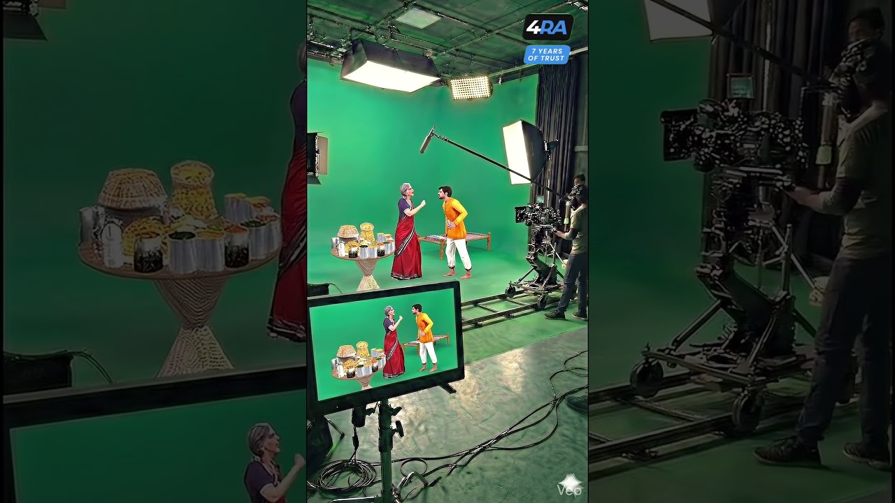 Behind the Scenes of a Green Screen Shoot 😱🎥 | Reality vs Camera  