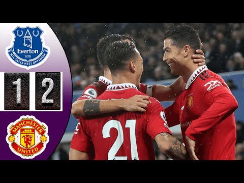 Everton vs Manchester Utd 1-2 | All Goals & Extended Highlights | Premier League 2022/23