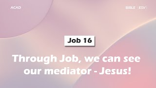 【 Job 16 】Through Job, we can see our mediator - Jesus! ｜ACAD Bible Reading