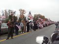 LCPL TE Honeycutt, Jr. funeral procession in La Plata, MD