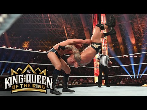 Gunther hits Randy Orton with a frog splash: King and Queen of the Ring 2024 highlights