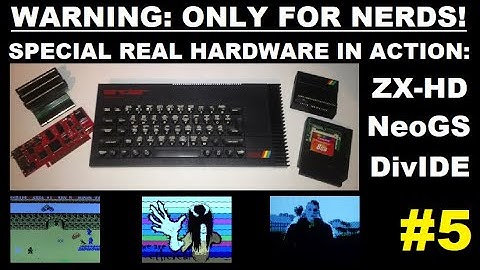 ZX SPECTRUM 128K + DivIDE / ZX-HD / NeoGS: THE NERDS SERIES episode 5