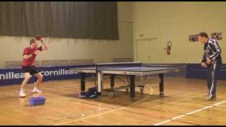 Table Tennis Fulda Training with waldner