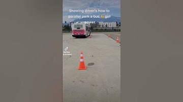 Parallel parking a bus
