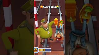 Guard😡 angry on Jake😭 in Subway surfers #subwaysurfers #sad #gameplay #emotional #shorts