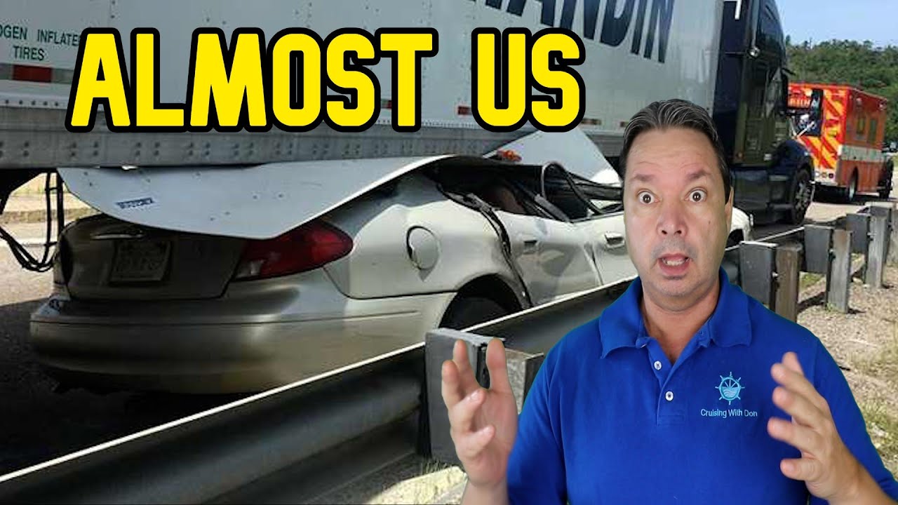 CRUISE NEWS - WE WERE ALMOST CRUSHED ON OUR WAY TO THE CRUISE