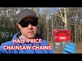 I was SHOCKED at how cheap CHAINSAW CHAINS are on Amazon.