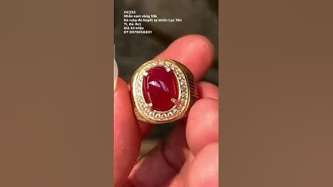 Đá ruby đỏ huyết lục yên