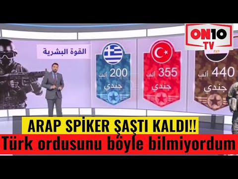 Arap spikerin TSK şaşkınlığı Türk ordusunu böyle bilmiyordum