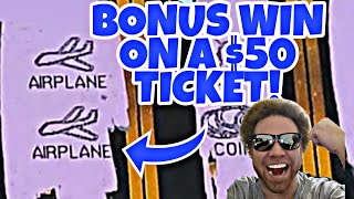 BONUS WIN ON A $50 Texas Lottery scratch off ticket!