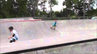 New Smyrna Beach Skate Park - Jonathan Wallhauser - Carver Skateboard Ripping