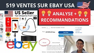 Analyse dune annonce eBay (519 Ventes) + Recommandations pour votre Boutique | Vendre sur eBay