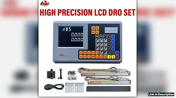 HXX GCS9062 2 Axis LCD DRO kit Milling Lathe Grider Digital Readout Display with 2PCS 5um Optical R