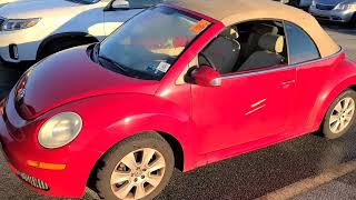 The $5000 VW Beetle Convertible.   POV Test Drive walkaround.  Not bad for 89k miles!