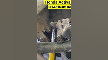 Activa RPM Adjustment #shorts