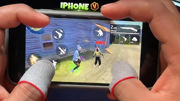 4 Finger Fast Gloowall Hud🔴4 Finger Custom Hud Free Fire🔥Handcam Gameplay😱iPhone Se 2020 Gaming Test