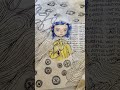 Poof! #invisible ink #Coraline #painting #eyes #buttons #subscribe #fyp #idk #arcane legends