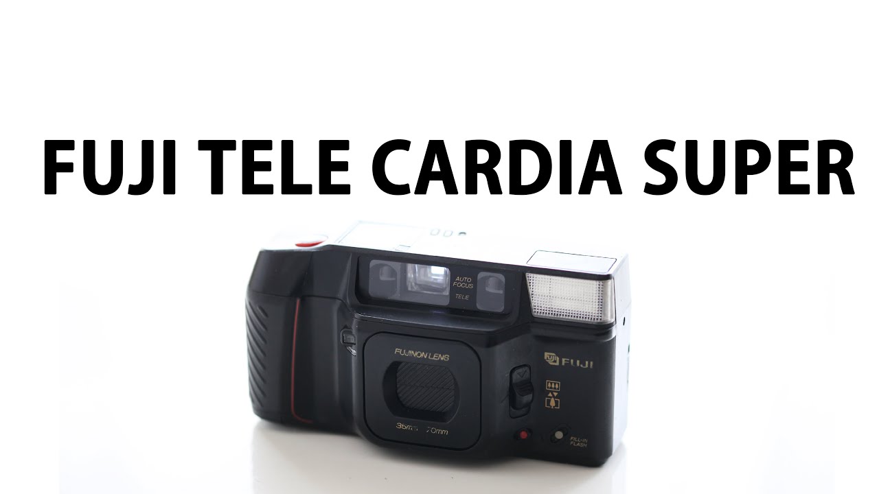 fuji tele cardia super date film camera. photo and review